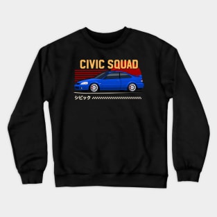 Civic SQUADE JDM Style Crewneck Sweatshirt